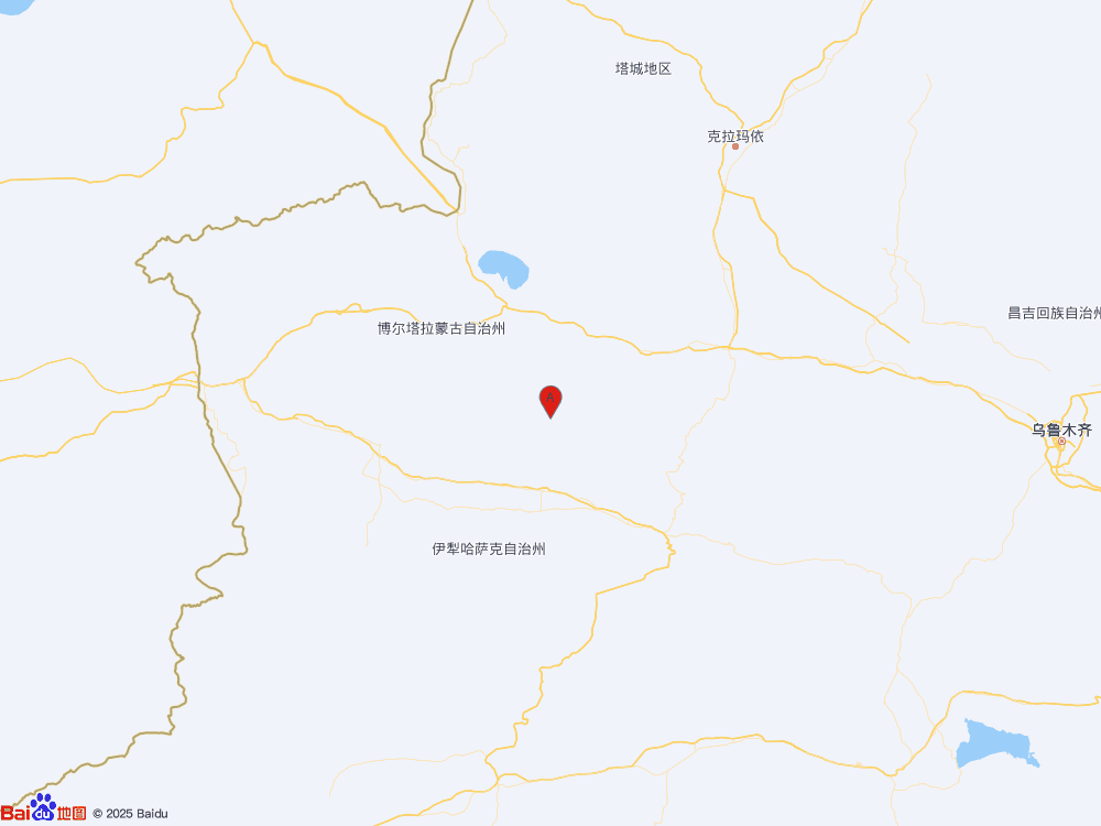 新疆博尔塔拉州精河县发生4.0级地震