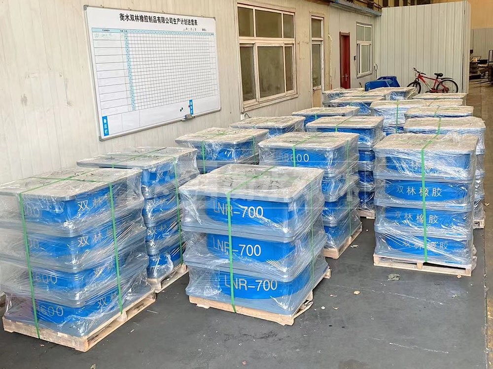 建筑高阻尼圆形橡胶隔震支座